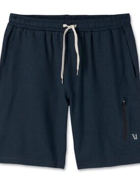 Men's VUORI Navy Sunday Performance Drawstring Shorts 7.5 inseam